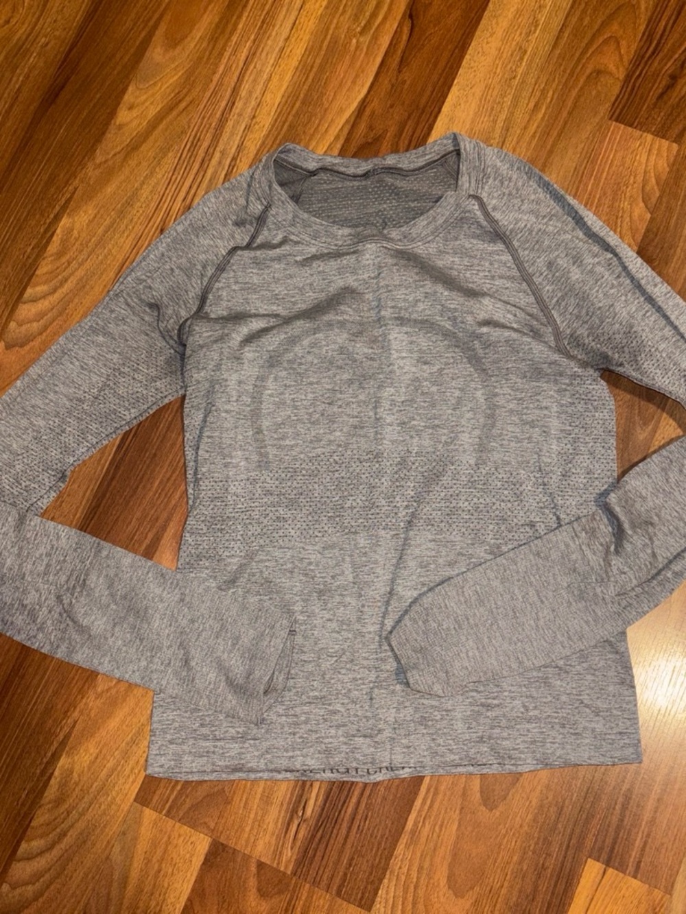 lululemon athletica Gray Long Sleeve Performance Top